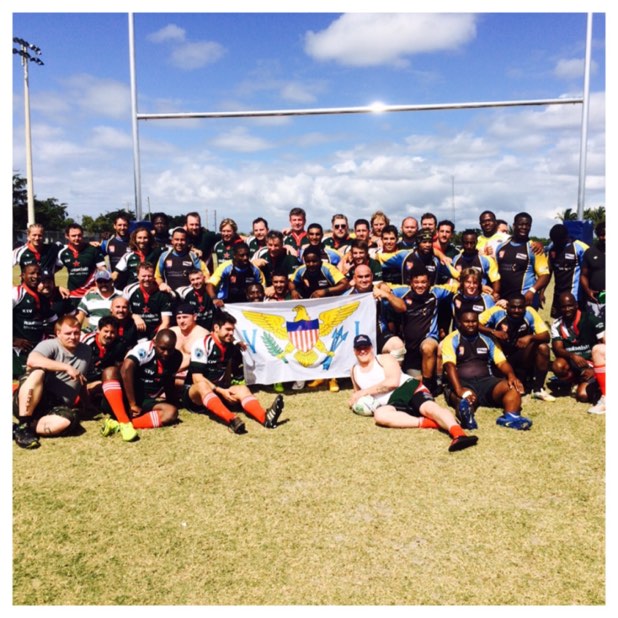 USVI Privateers with USVI flag
